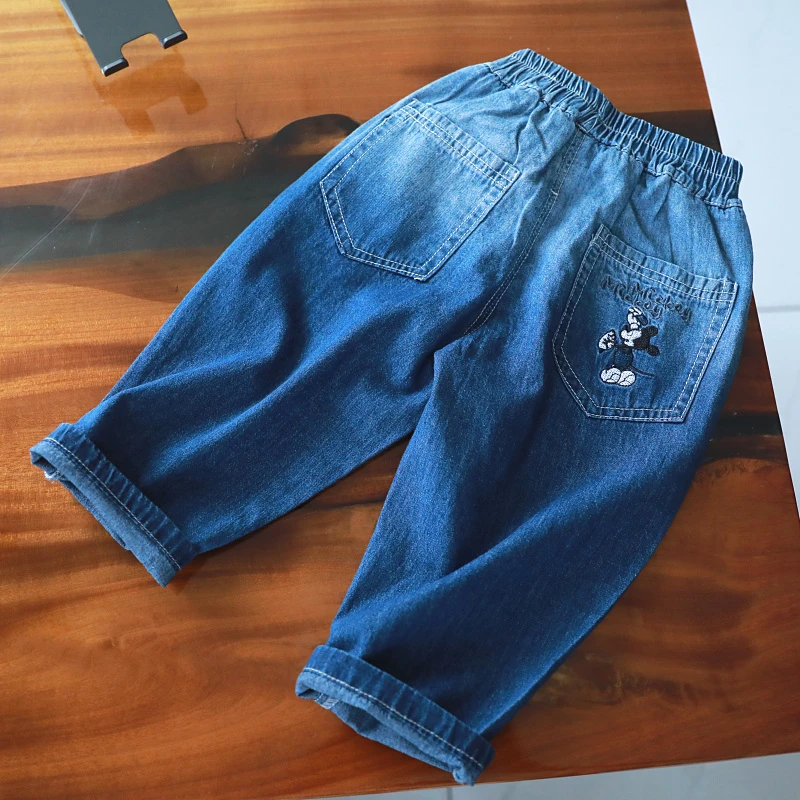男童牛仔裤春夏季薄款防蚊防晒裤洋气儿童长裤空调裤宝宝1930
