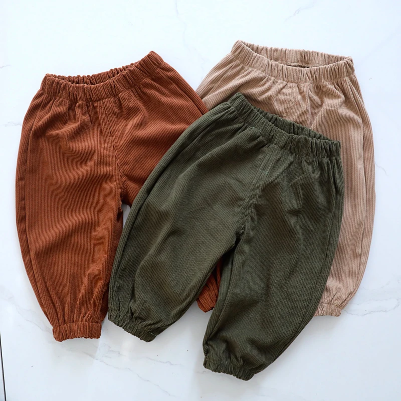 宽松版灯笼裤~韩版小童休闲裤婴儿春秋裤子长裤宝宝灯芯绒1780