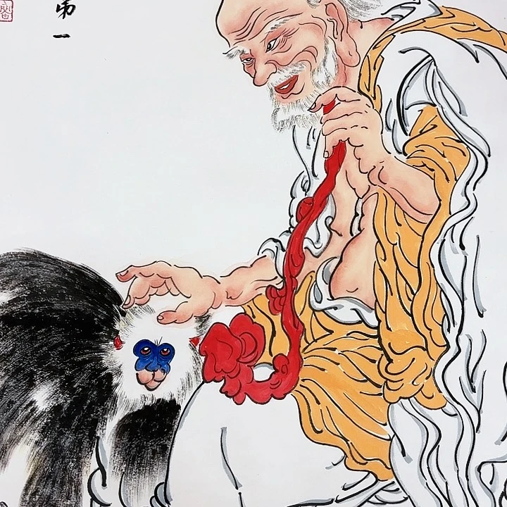 绘画二兄弟真迹作品
