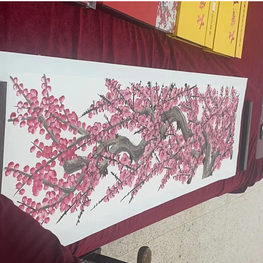橱窗展示/暮雨文化/书法绘画/杜宝才老师国画/有证书