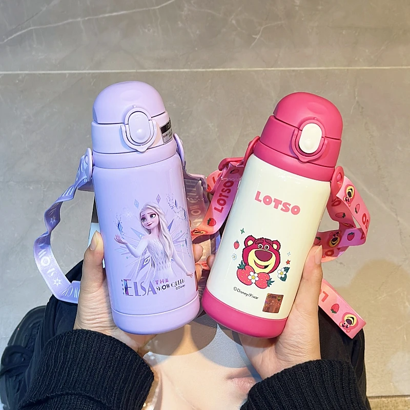 【米米水杯】儿童保温杯女孩316食品级小学生上学专用吸管弹跳水杯