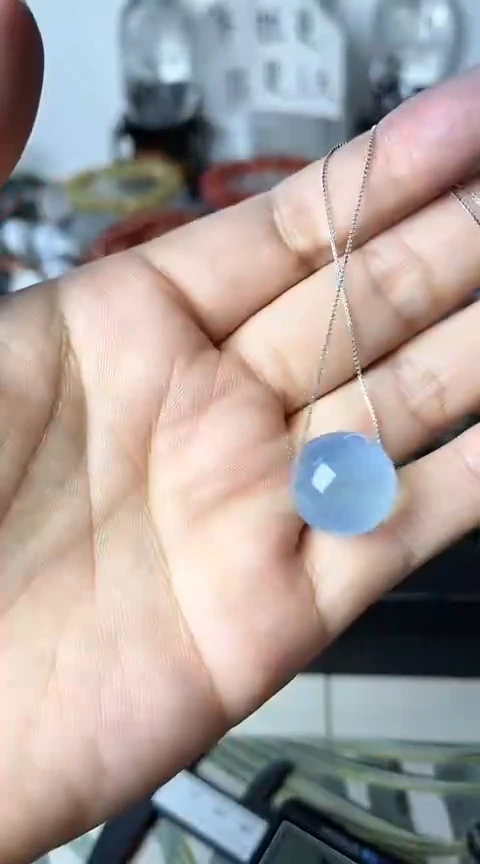 【闪购商品】海蓝宝石颈饰未镶嵌23矿坑49.9