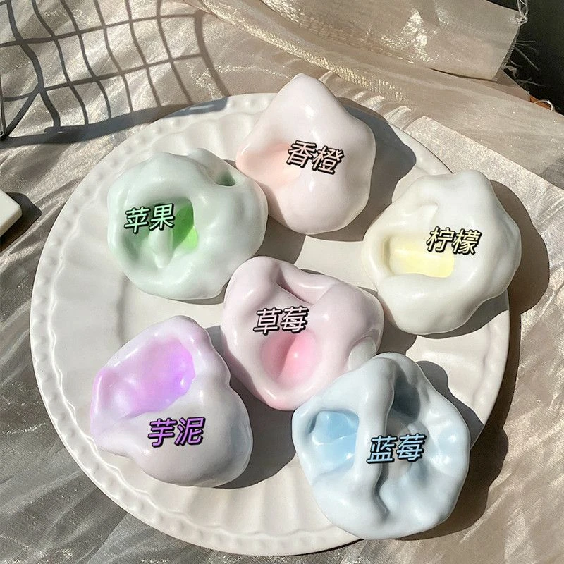 可塑形冰皮糯米糍捏捏乐解压玩具吵吵糍糯超薄叽叽手感减压手作球