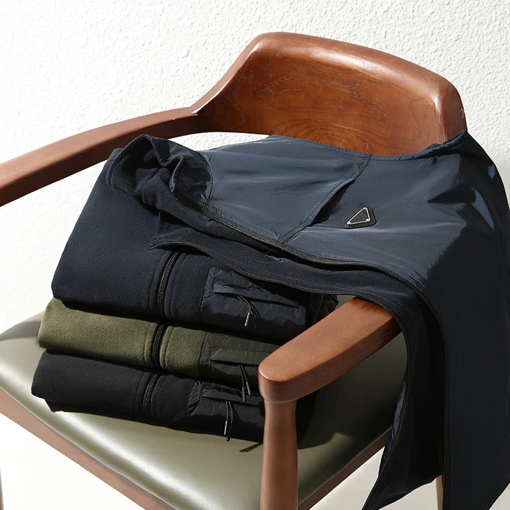 意式轻奢 秋冬户外双面穿 男士奥利绒防泼水商务休闲立领马甲