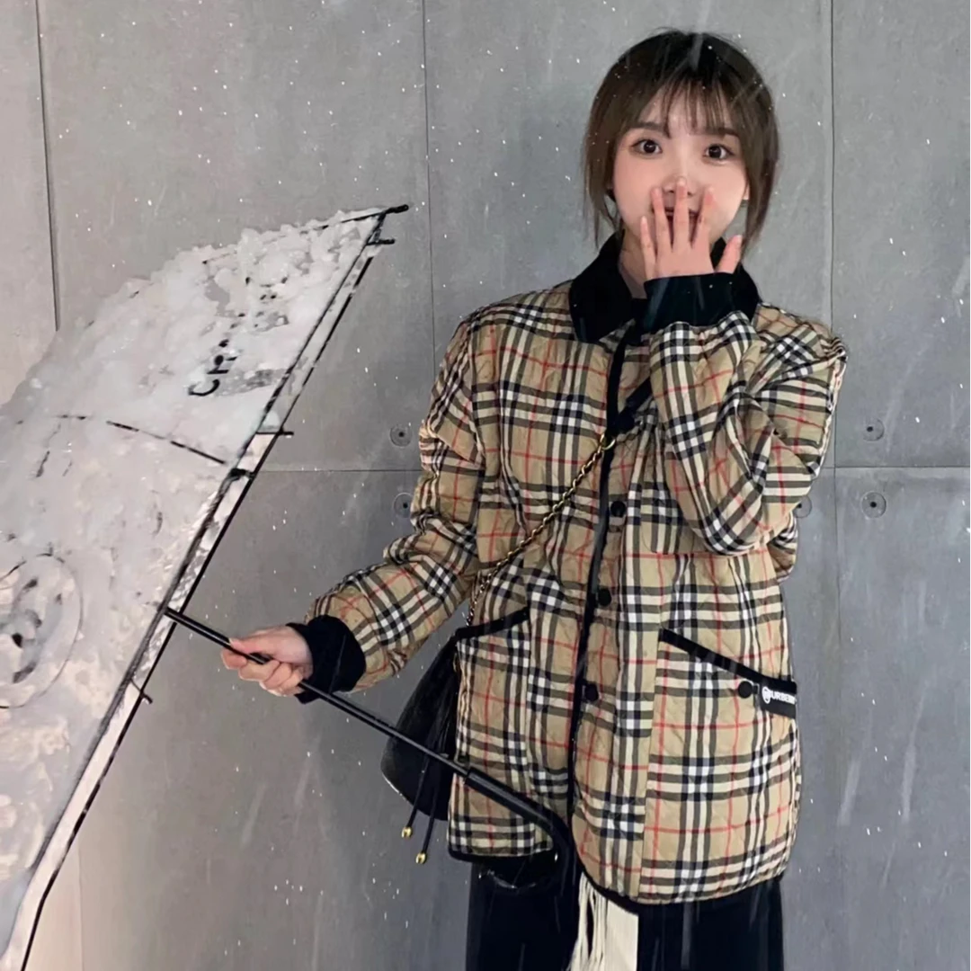 【正品支持鉴定】BBR经典格纹棉服14y成人可穿（缺失吊牌）