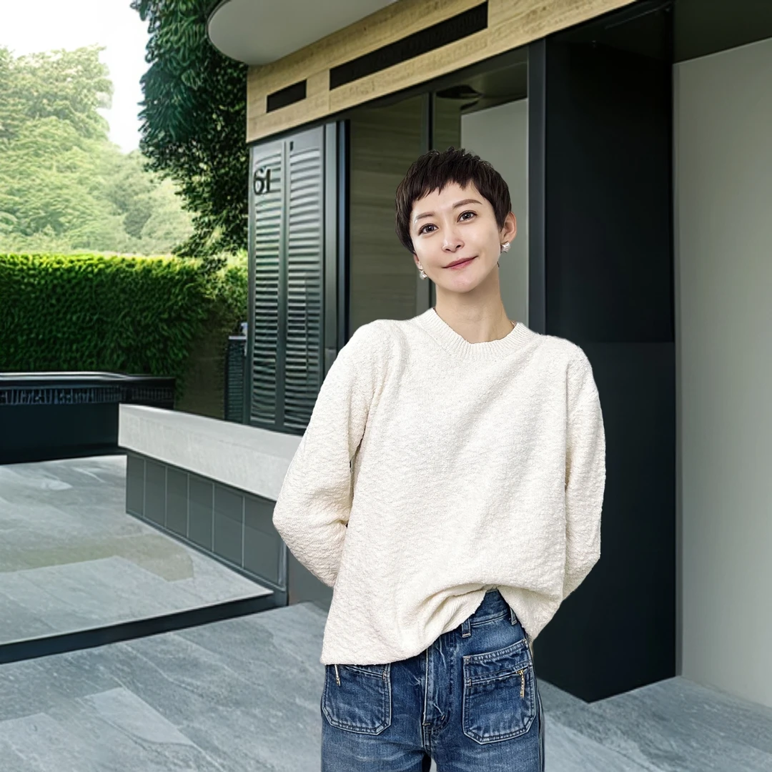 全新未使用 Maison Margiela/梅森马吉拉 FW24温柔白月光针织上衣