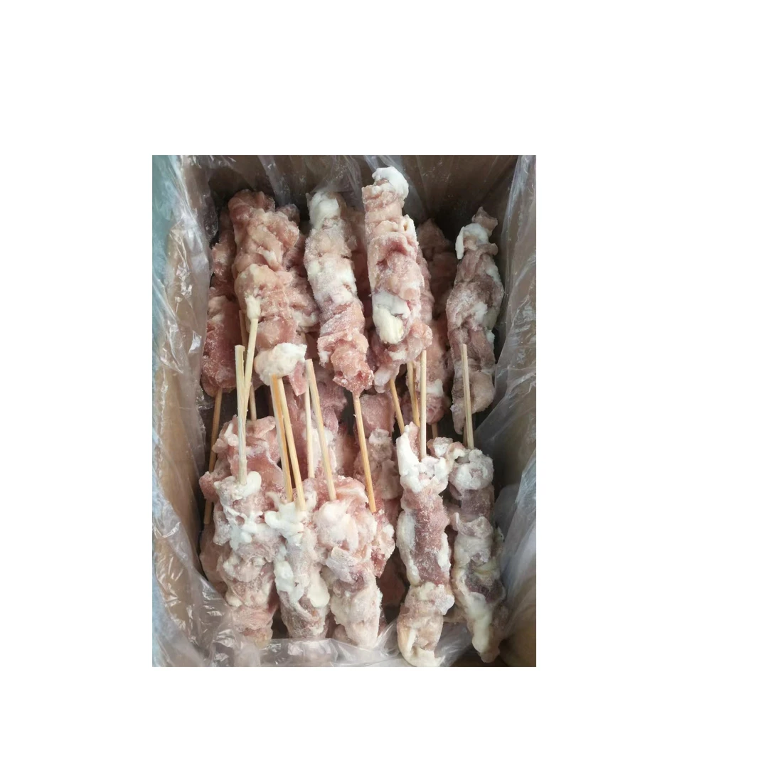 鸡腿肉串烤串 冷冻小鸡肉串鸡肉串烧烤串烧烤材料 1kg/盒