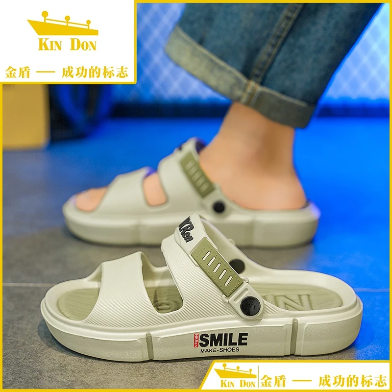 夏季爆款男士拖鞋潮流户外休闲运动防滑耐磨软底踩屎感男款一字拖