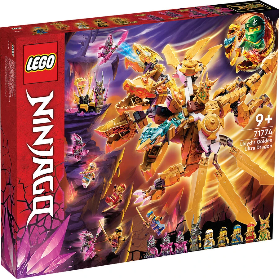 玩具反斗城Lego乐高幻影忍者系列71774劳埃德的黄金超级神龙儿童生日礼物105018