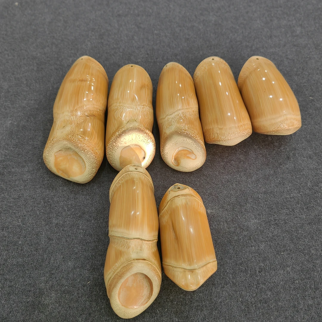 精品龟甲竹手把件龟背形小挂件