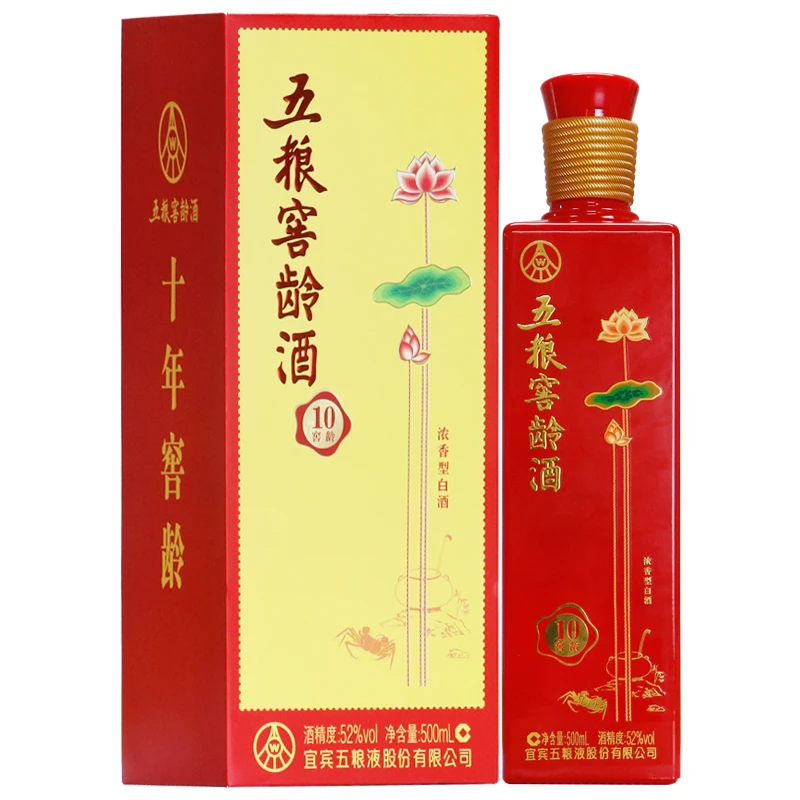 五粮液股份公司出品 窖龄酒 浓香型白酒 2017年 52度500mL*1瓶