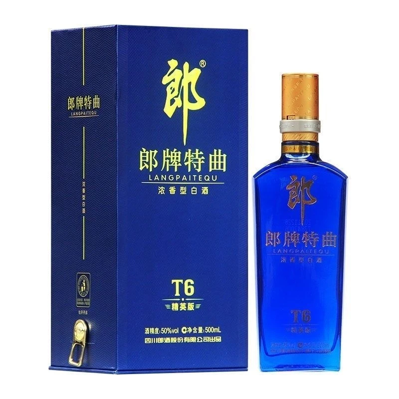 郎酒特曲T6精英版 浓香型白酒 2018年-2020年50度500mL