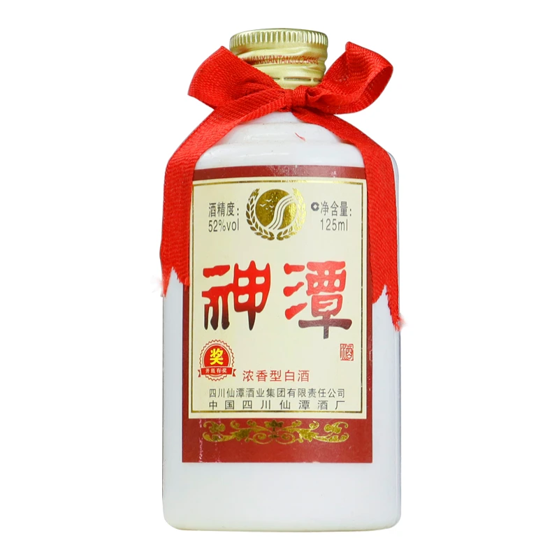 潭酒原厂产 神潭小酒 2013年产老酒浓香型白酒 【Z】52度125ml*1瓶