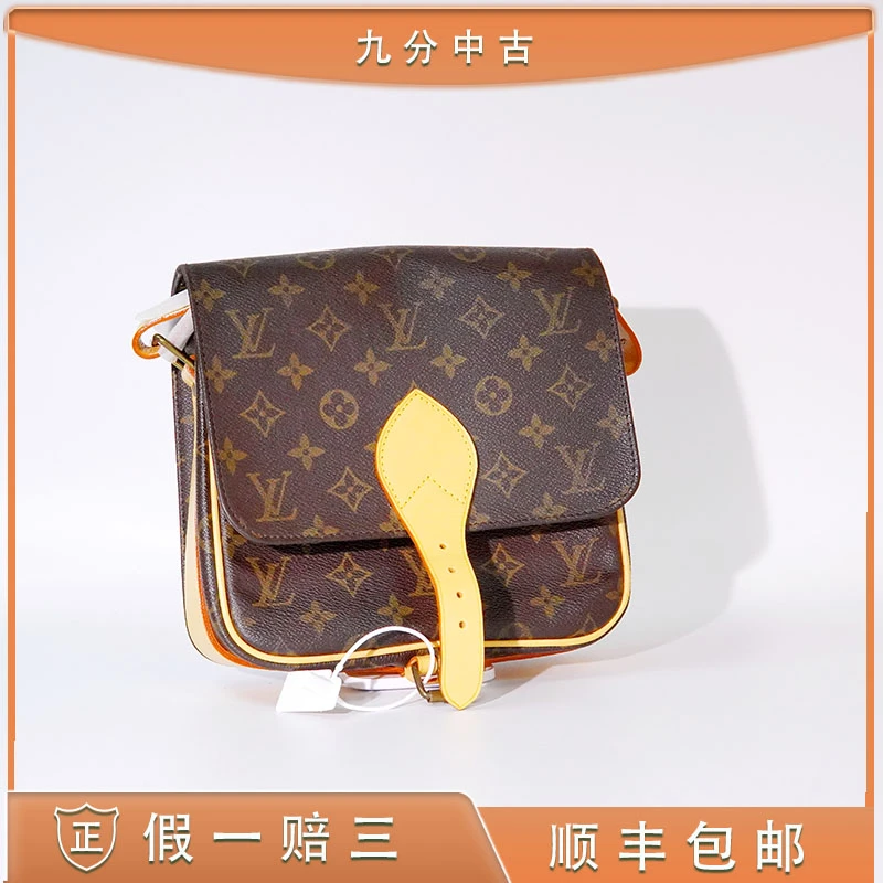 95新 LouisVuitton/路易威登 LV马鞍包大号/时尚经典/植鞣革换新