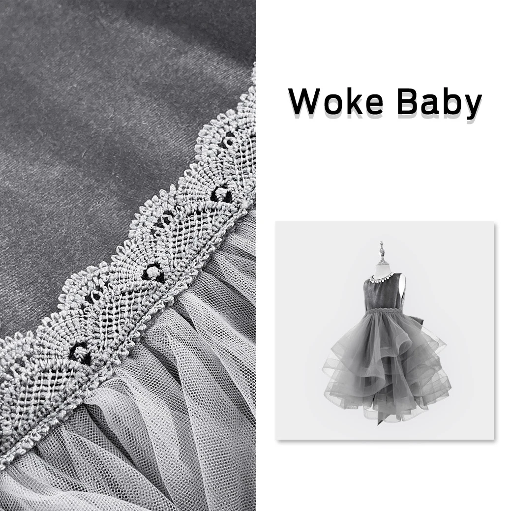 现货【星空的轮廓】女童春季新款礼服裙儿童汉服 连衣裙V9837