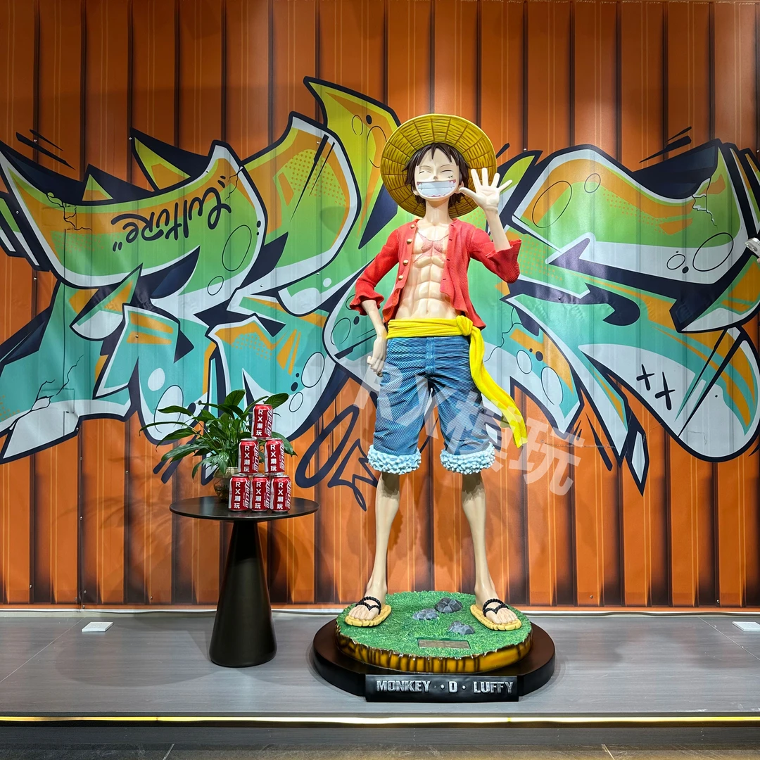 RX 海贼王系列 1/1 ONEPIECE 招手路飞大型模玩摆件 GK树脂材质