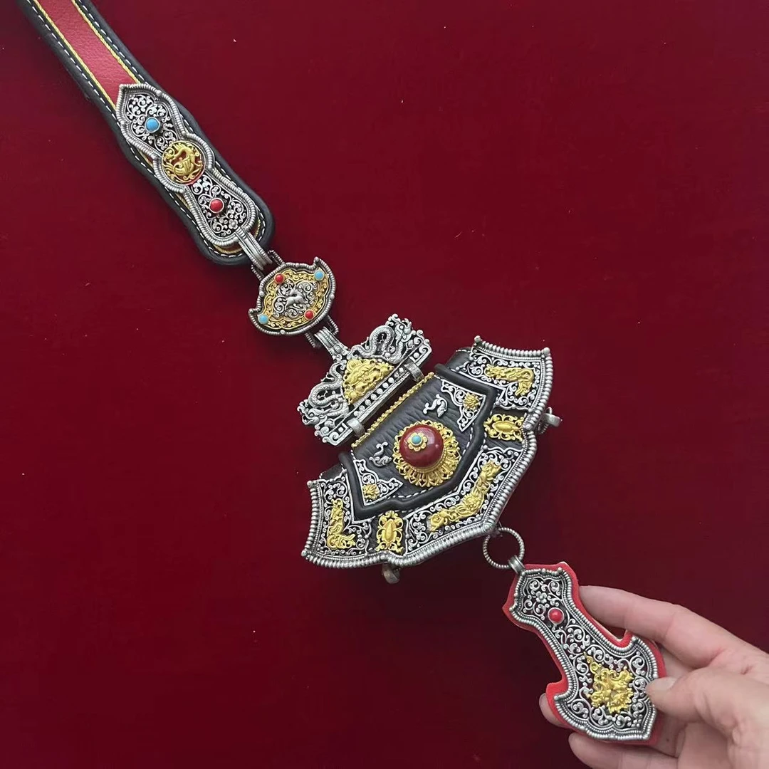 2023藏族西藏配饰藏装搭配中号订制经典款女士钱包不掉色