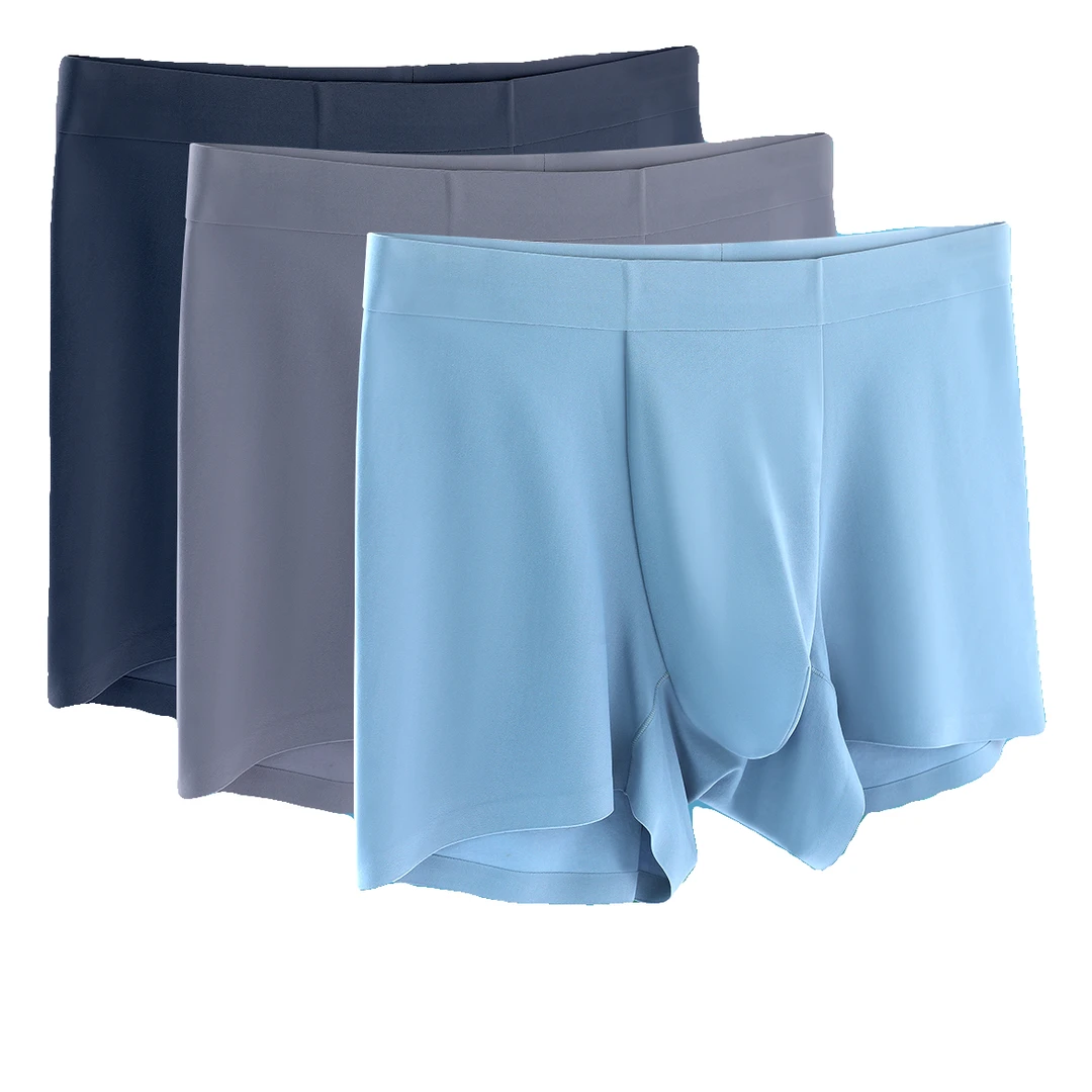 【拍1发3】新款5A抗菌5倍弹力通码无压力亲肤透气型大码男士短裤