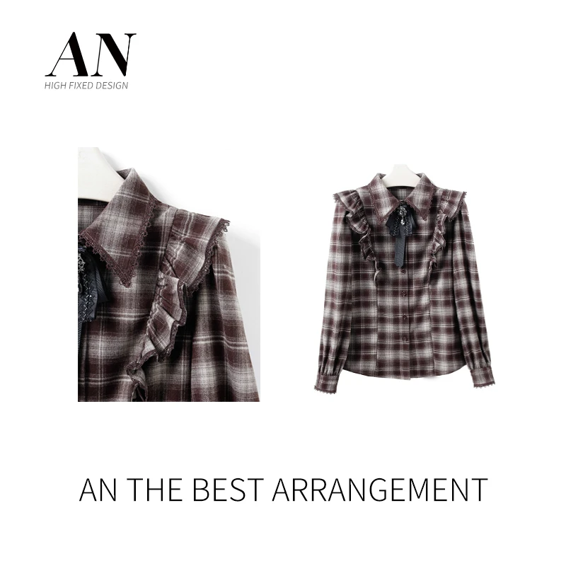 AN高定【小昭】新款时尚设计感精致气质百搭衬衫AC2310160