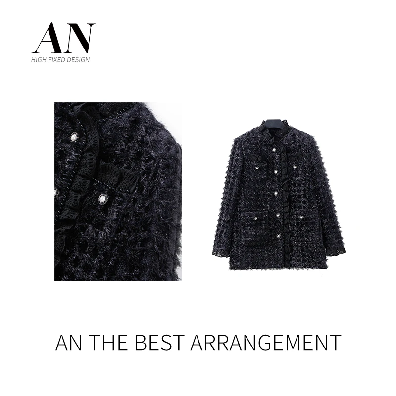 AN高定【思齐】新款时尚设计师款气质羽绒服外套AW2312026