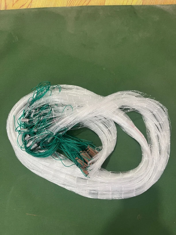 【鱼我同行】 5公分5米长夹网捕鱼 夹鱼网 5.0cm网眼尼龙丝线