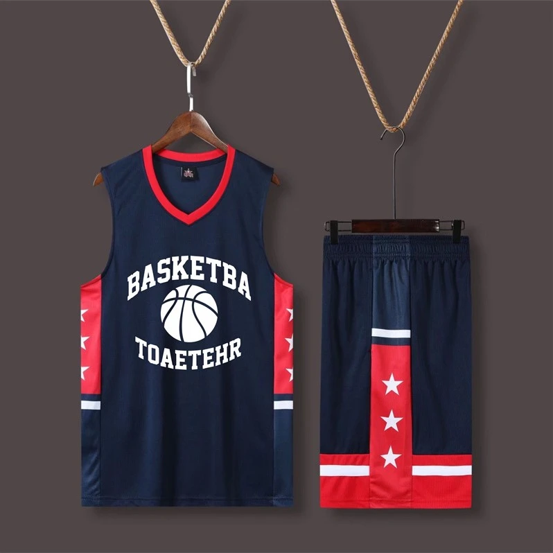 新款篮球服套装男女球衣定制队服比赛训练篮球服学生儿童印制班服