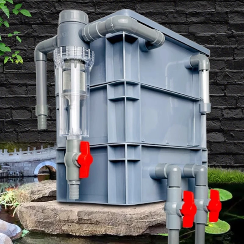 鱼马桶粪便收集器沉淀仓过滤系统滤鱼便分离器水族鱼缸排污免清洗
