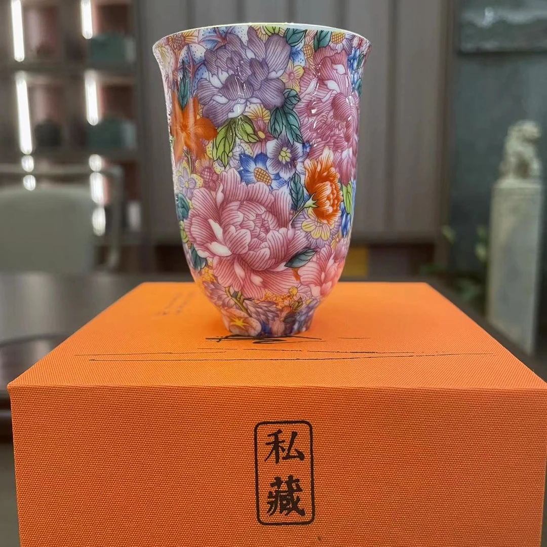 慕子-文化———珐琅彩闻香杯