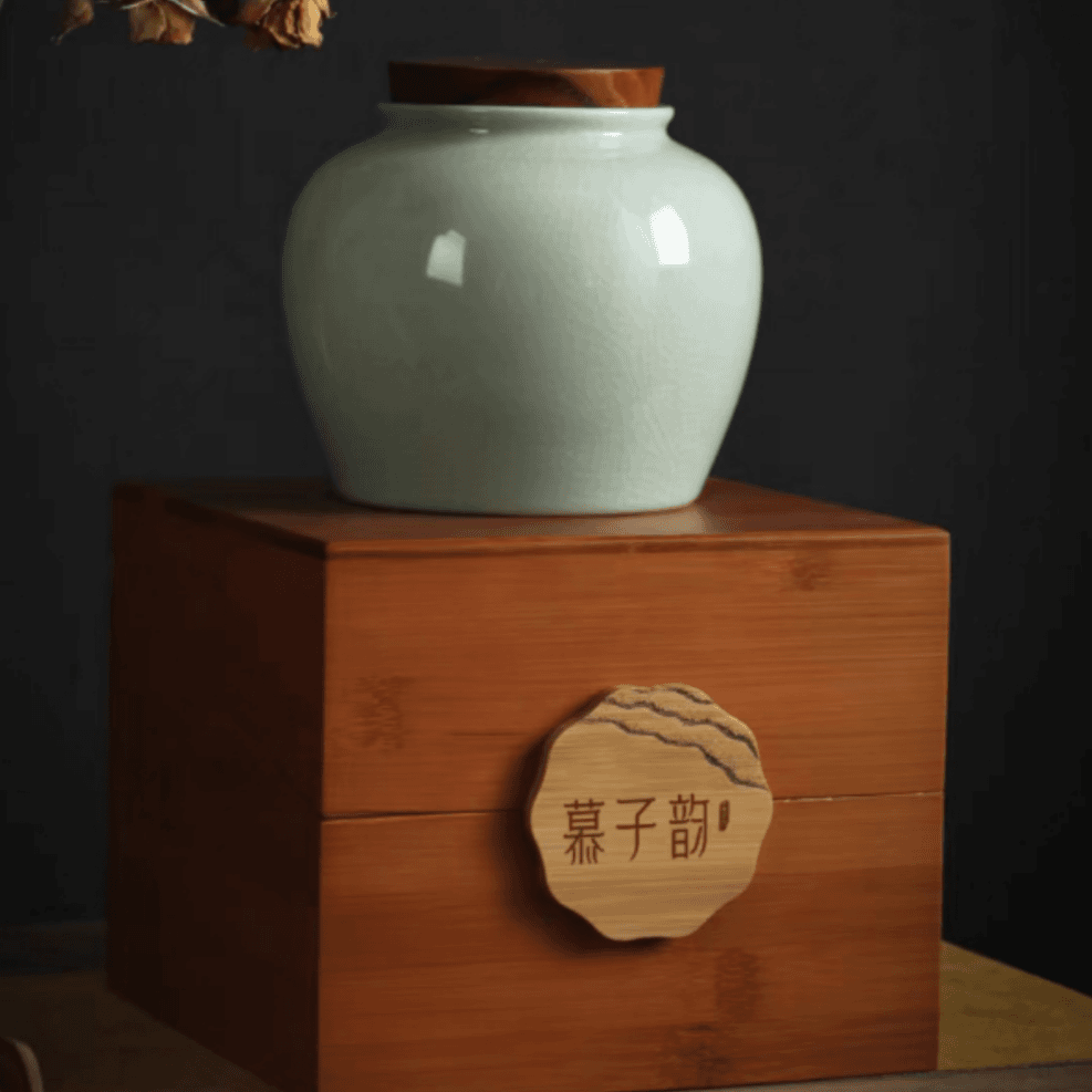 木盒陶瓷单罐