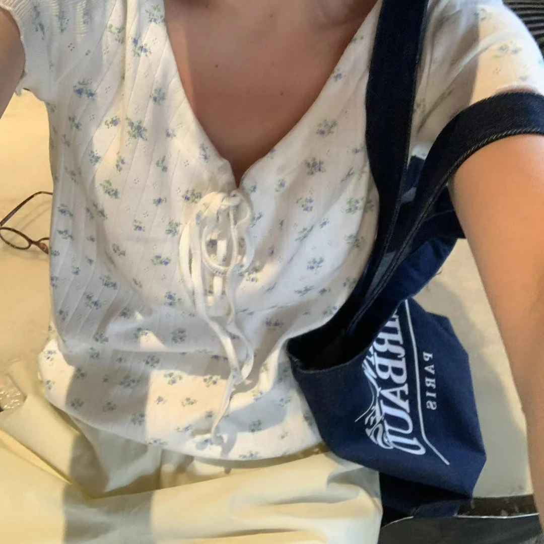 bala&mangosteen【特】碎花木耳T 春夏设计款 SY006