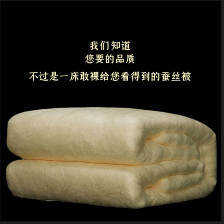 臻品上茧单宫茧光胎被-半成品-自己加布套用针线固定（包退换）