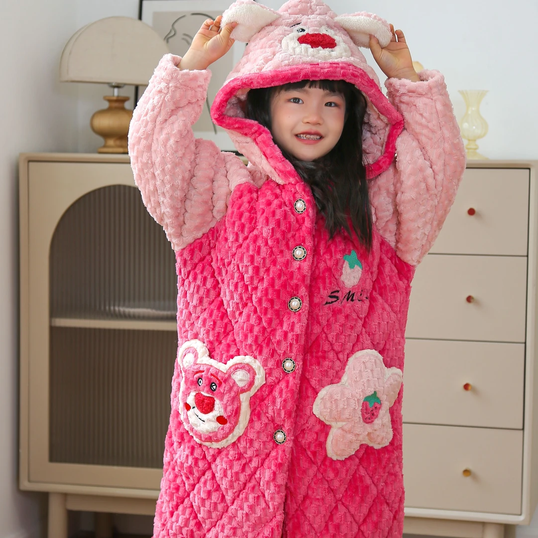 B1003劲羽冬季加厚加绒保暖套装家居服套装时尚黑色洋气连帽