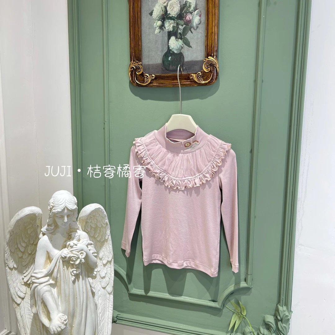 秋款上新juji•橘寄普罗旺斯打底衫A8121清晨粉