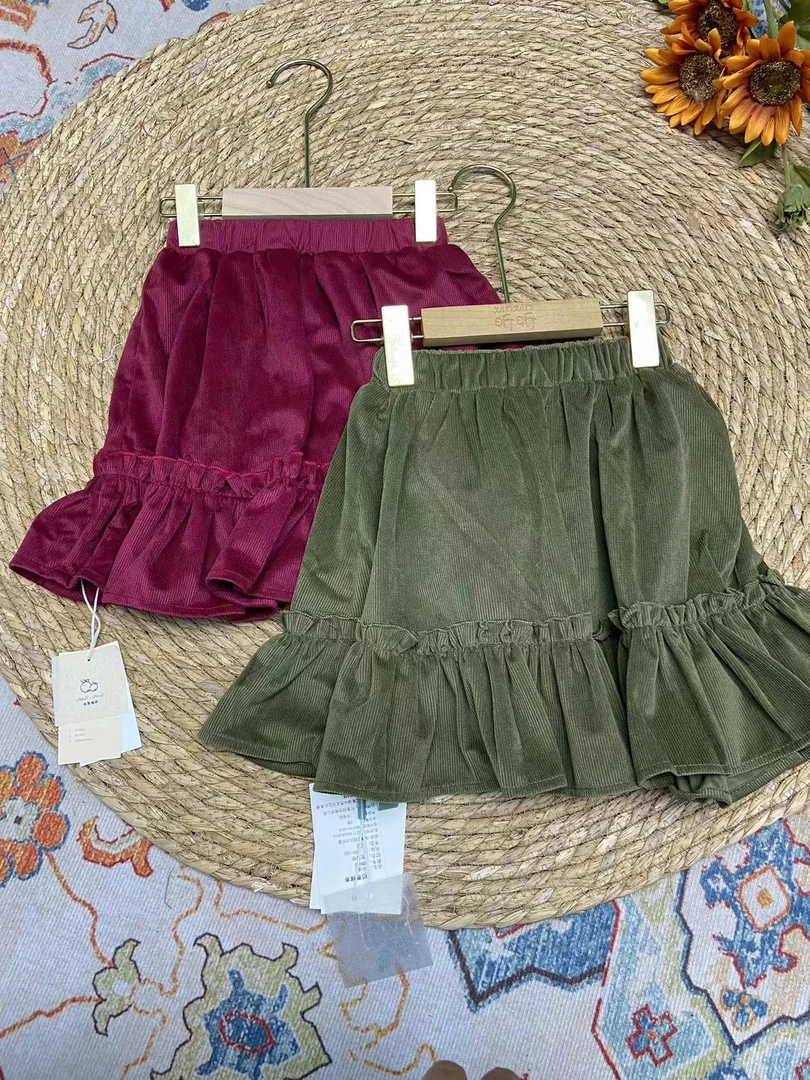 juji•橘寄巴西风情半裙C8030百搭纯色