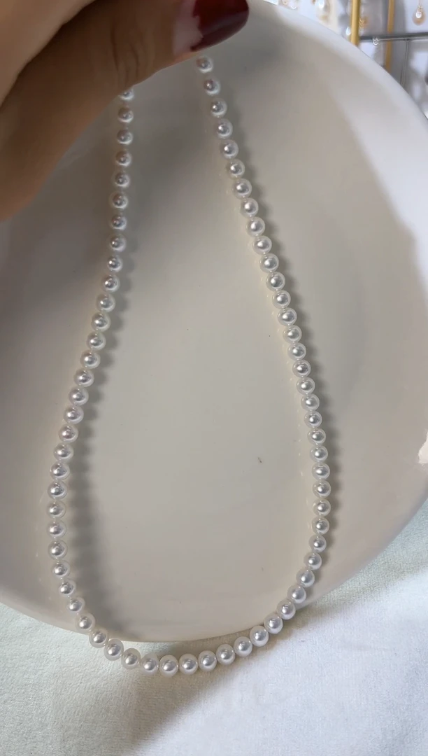 【闪购商品】淡水珍珠hh未镶嵌淡水珍珠项链5-6