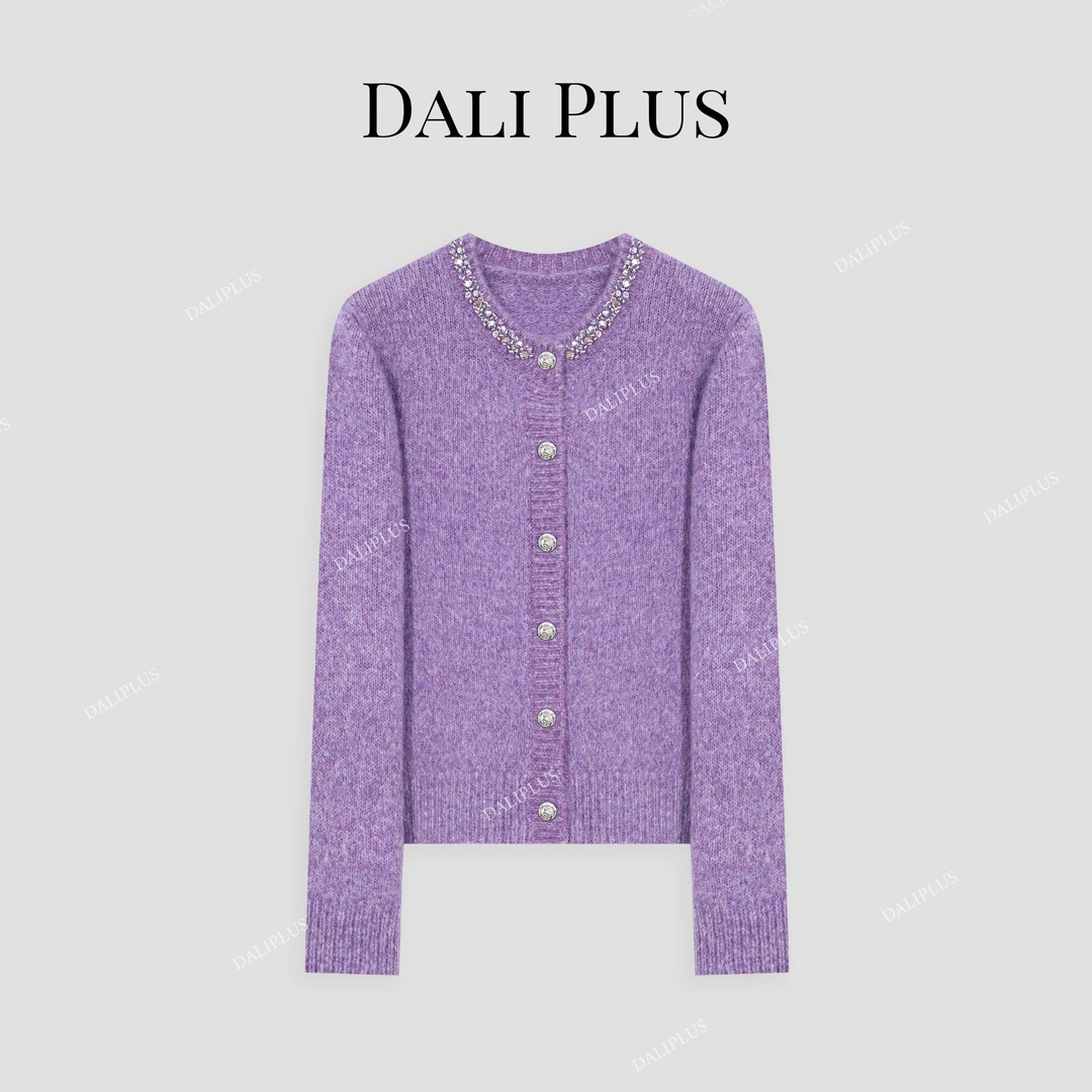 DALI PLUS【羊驼毛+绵羊毛】精贵感保暖显瘦秋季针织衫-D4MM0659