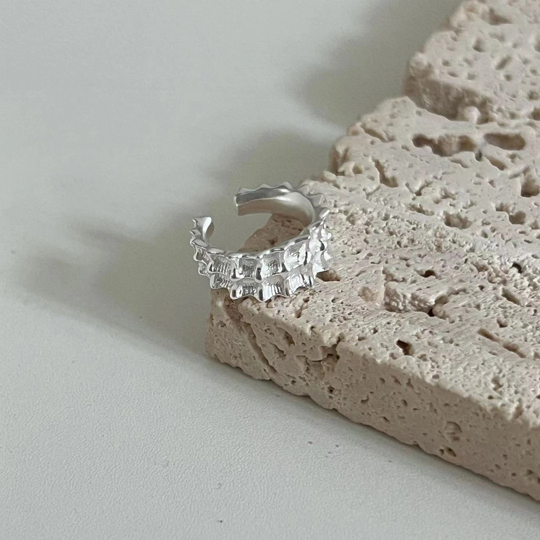 925银耳饰 JIUJIU【骨节】小众简约素款韩版耳骨夹0604