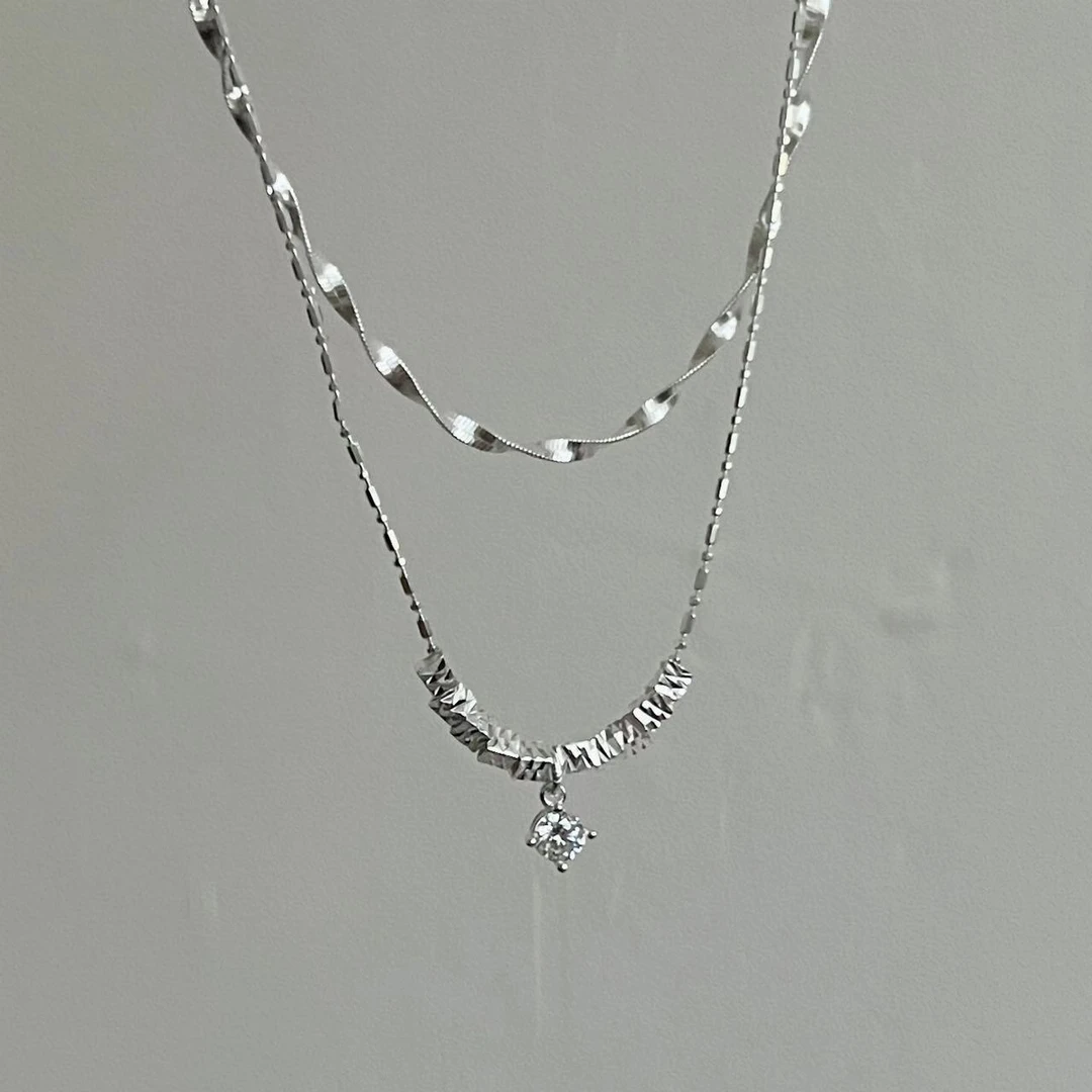 坠链均925银 JIUJIU【 星河】项链气质轻奢时尚百搭小众吊坠款070