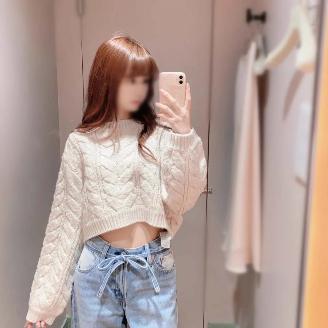 【DD外贸】 秋季新款 S 时尚百搭气质混纺毛绒针织套头衫