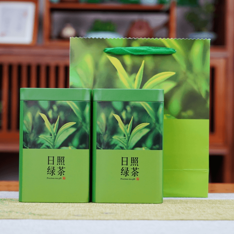 日照绿茶新茶板栗香浓香耐泡高山茶罐装400g香醇源头精选