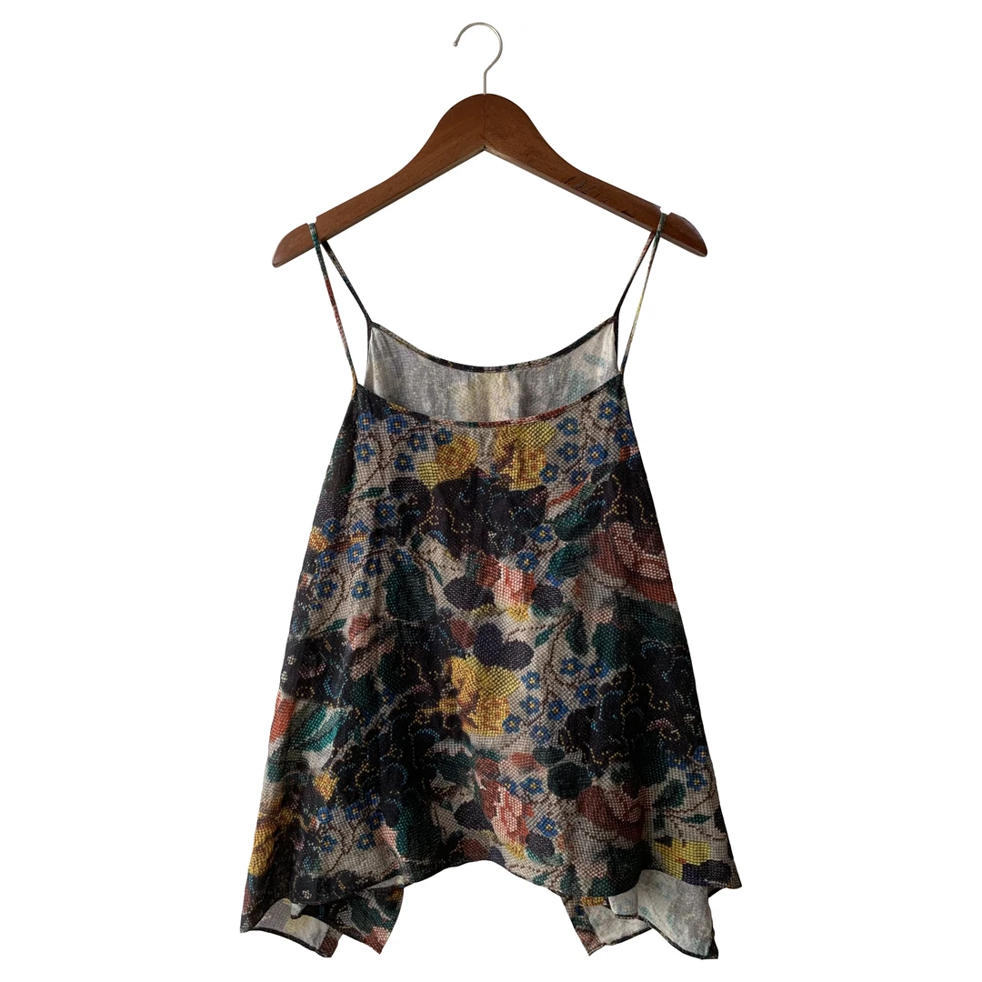 妝點家 云雾里  亚麻 棉  背心Y24SS 2080