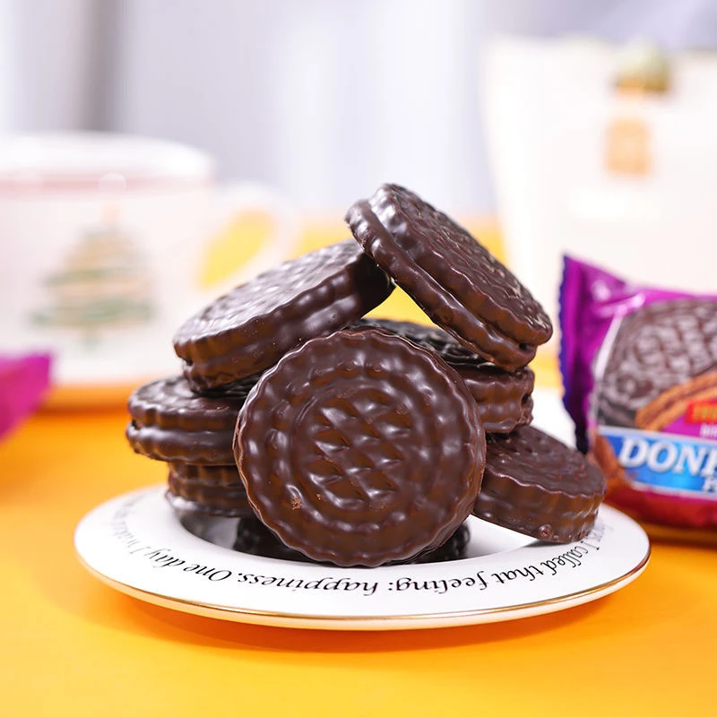 【圆源世贸】整袋销售俄罗斯进口拉迈尔三明治夹心饼干