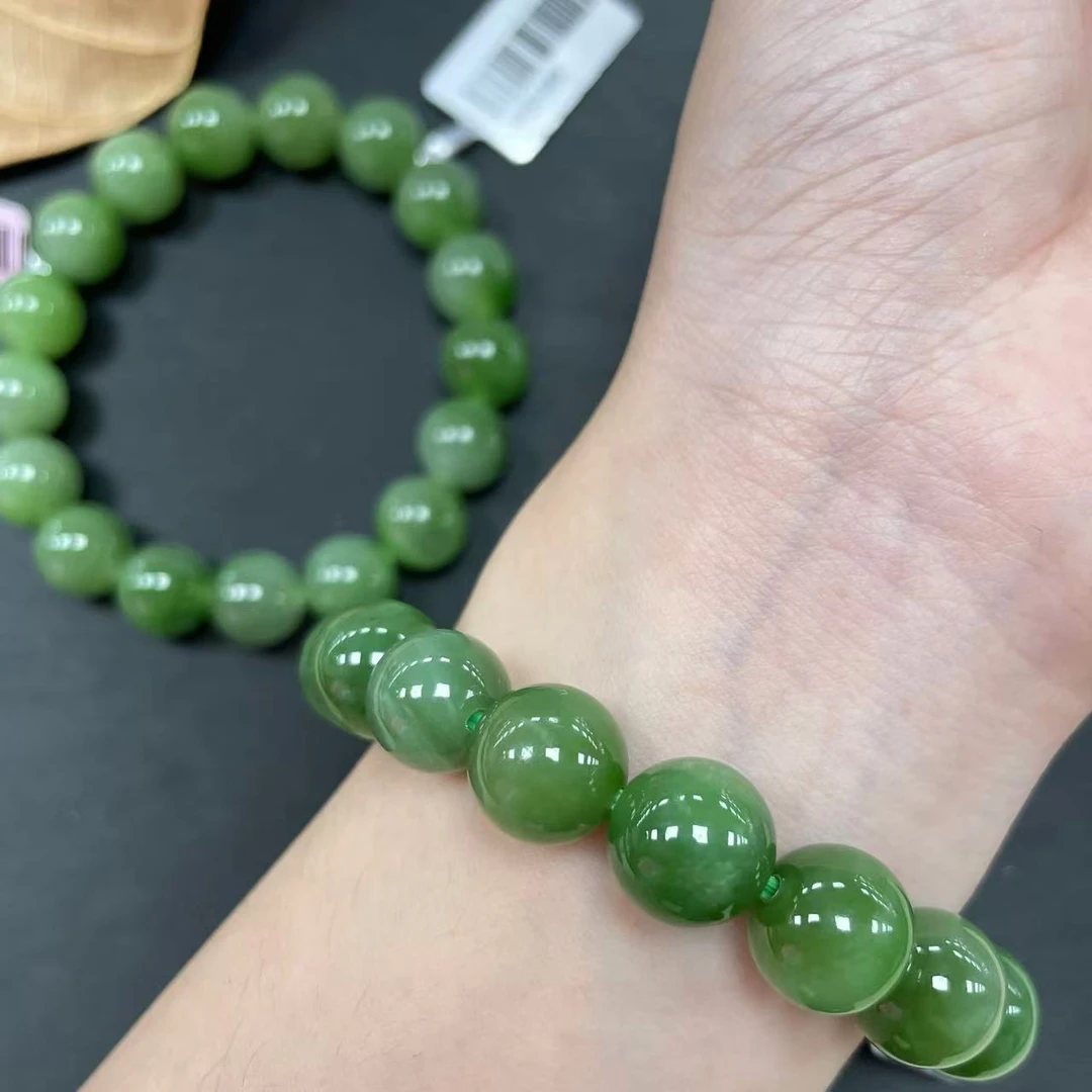 【鸿玉臻选】和田玉猫眼手串 多样性发一件 A1S1448