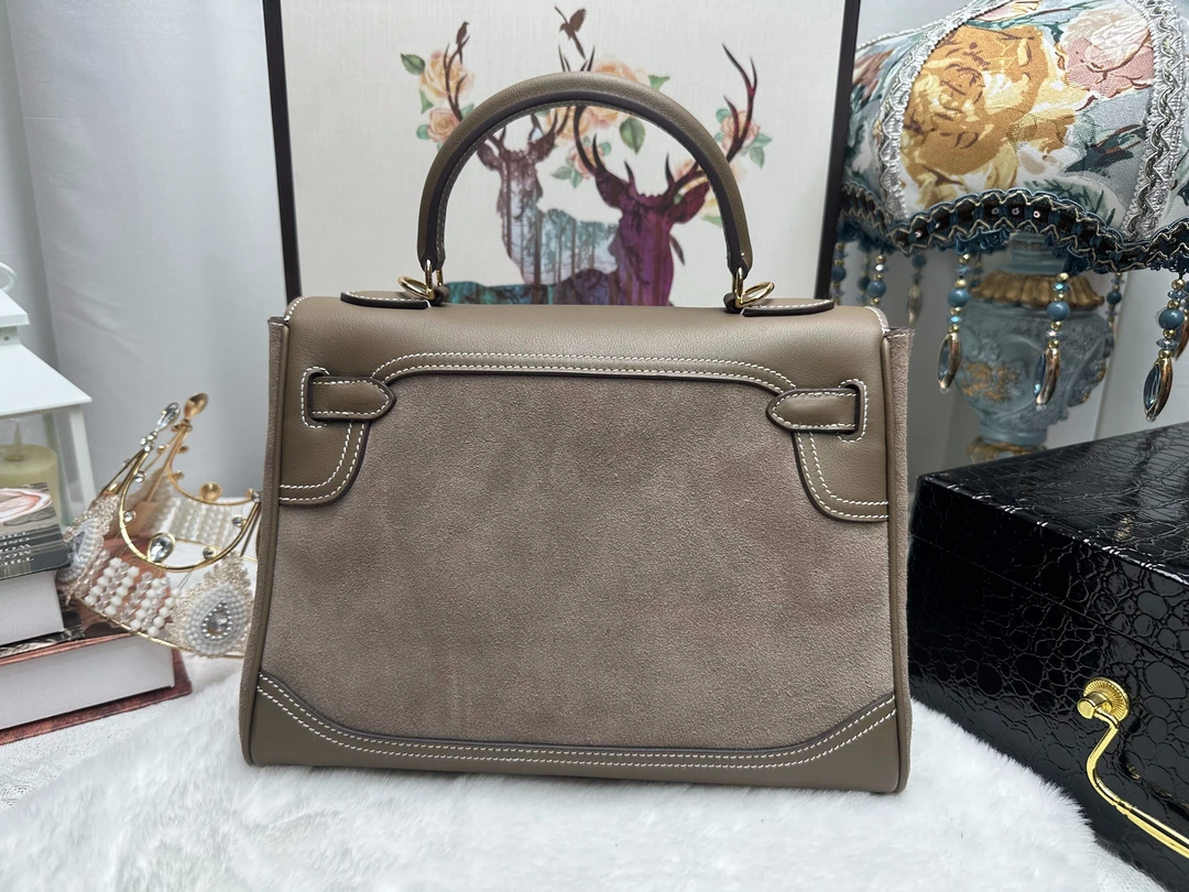 【包婆专属】2024轻奢单肩肩包休闲简约斜挎包 GY901017-大象灰
