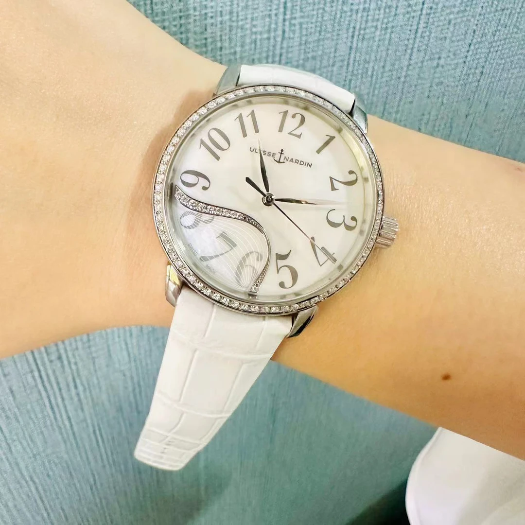 95新 Ulysse Nardin/雅典 鎏金/自动机械/37mm/精钢/882408050000