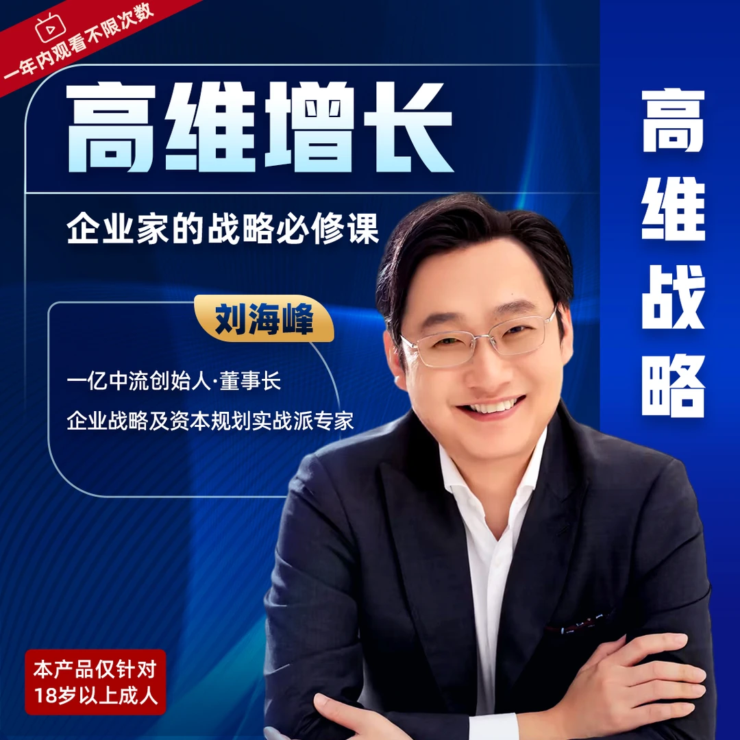 刘海峰高维增长：企业家的战略必修
