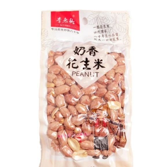 李老头奶香花生米山东花生米休闲零食真空包装下酒菜麻辣鲜香烧烤