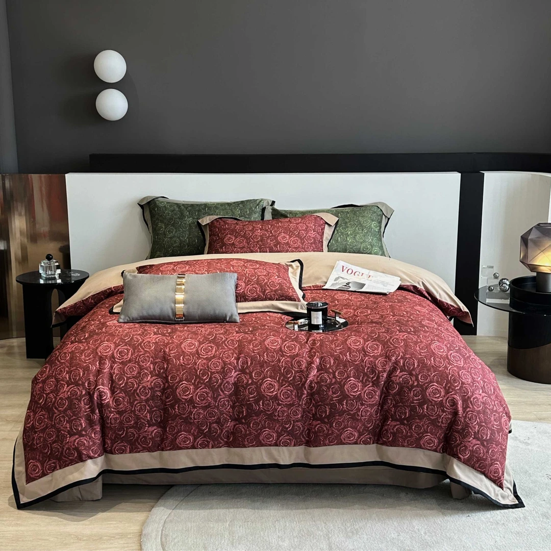 【MINSUN】轻奢100S全棉磨毛四件套 保暖蓄热秋冬加厚软糯纯棉床品