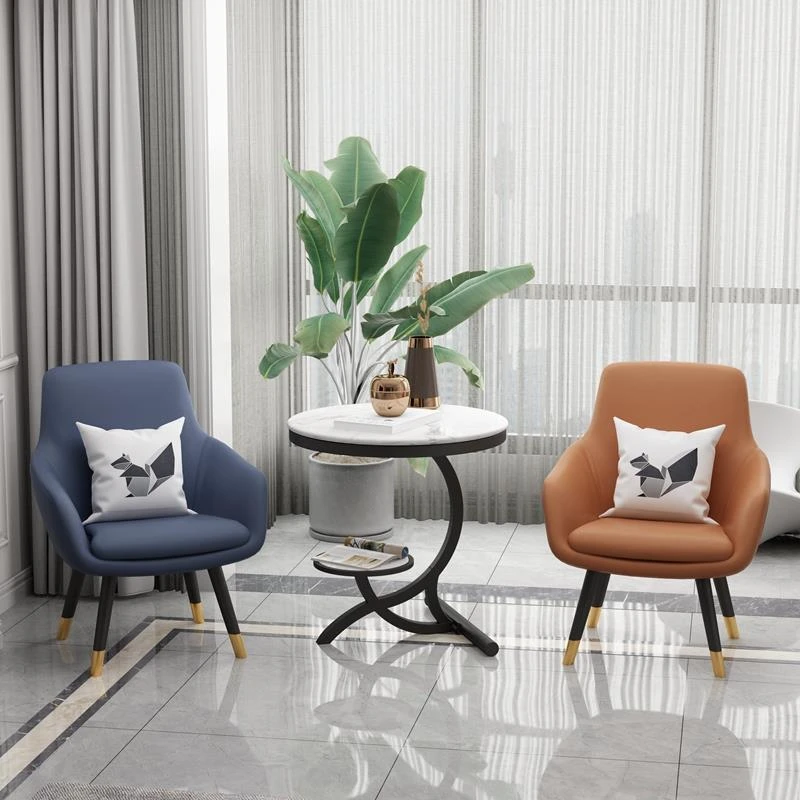 阳台休闲茶桌椅组合三件套现代简约创意轻奢风小茶几休闲小桌椅子