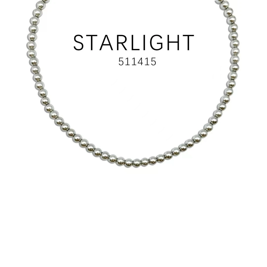 铜合金项链 经典款优雅时尚百搭珠珠项链～511415